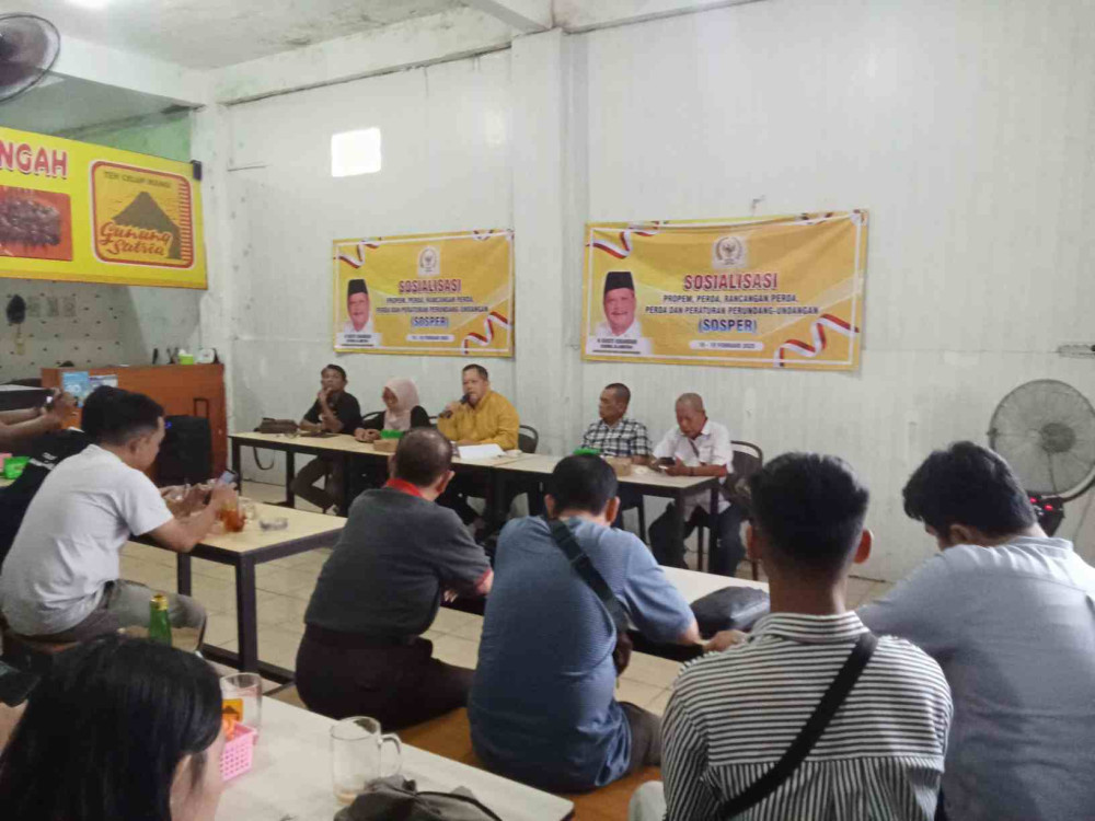IMG20250218175155_MMON9a7R3j Anggota DPRD Kalsel Gusti Iskandar Sukma Alamsyah Saat Sosper Perda Narkotika