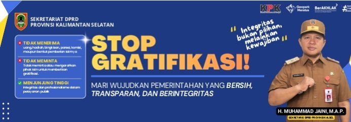 Seketaris Dewan DPRD Kalsel H.M.Jaini